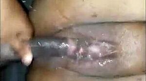 Big Black Cock Fucking Squirting Ebony Pussy With Cumshot