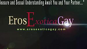 Gay hunk indulges in arousing fingering during steamy massage