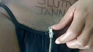 Horny slut gets wet