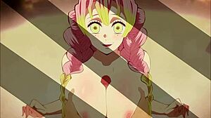 Mitsuri and Tanjiro Share a Kiss in This Hentai Anime Adventure with Monsters.