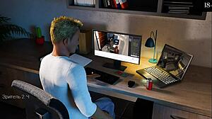 Anna’s Exciting Affection Gameplay: Hairy Milf Masturbates by Pool. Wild Anime Action!