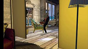 Caught sneaking a quickie at wedding