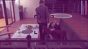 Lesbian Brunettes Perform Blowjobs and Handjobs Outdoors in Pandora's Box.