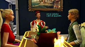 Sims 4 Back To The Future XXX Parody With Interracial Group