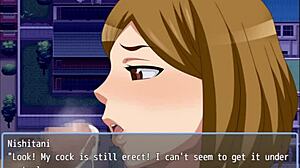 I fuck son's friend with big tits in park at night