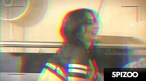 Hot latina bubble butt takes huge cock in reality fucking with dirty talk.