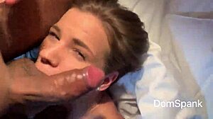 Cute European Girl Gags on Shaft During Casting Session