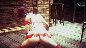 Japanese Nurse Ayumi Asks for Your Sample in 3D POV