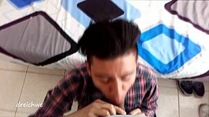 Amateur Gay Blowjob in Spanish High Definition with Intense Action