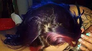 Sloppy wet latina sucking and licking cock with nibbles in snl style