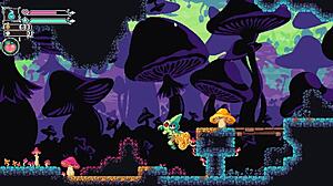 Monster girl drains his balls in flip witch!