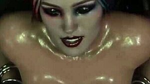 sexy girl gets warm cum 😋