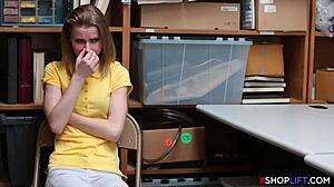 Slender Russian Teen Caught Shoplifting Faces Hard Office Punishment