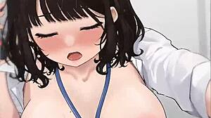 Hentai Creampie Cowgirl Riding While on the Phone