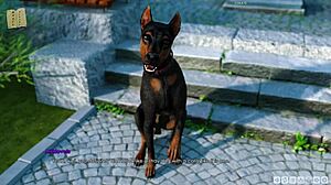 In Lust Academy 135, the milf shows her big tits and ass.