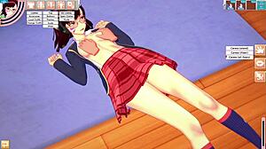 D Va Babe Sucks Cock And Rides In Cowgirl Parody