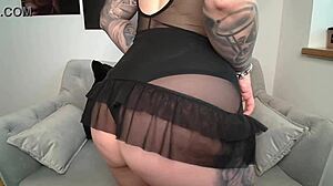 Sexy Teen Rips Clothes To Show Her Ass