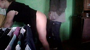 Latina Milf Fucks In Kitchen!