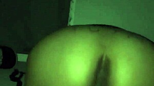 Collared submissive latina gets used