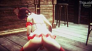 Japanese Nurse Ayumi Asks for Your Sample in 3D POV