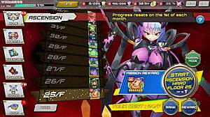 Secretary feels intense pleasure as fucked on desk in hentai game.