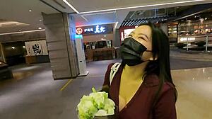 surprising NINA for VALENTINES DAY with huge asian boobs