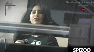 Hot latina bubble butt takes huge cock in reality fucking with dirty talk.