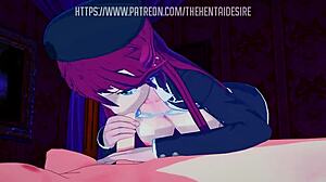 Fourth episode of 3D hentai cartoon anime series