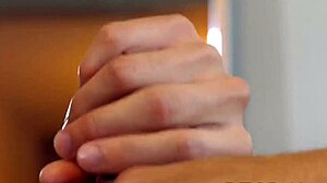 blindfolded bear avi strider jerks off solo