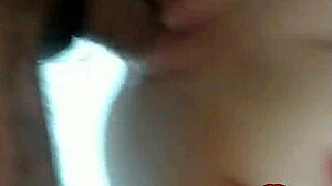 Brazilian blonde Melody Antunes takes it hard in lingerie