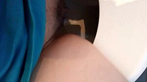 Greta Goes To Bathroom And Warms Up Under Blanket