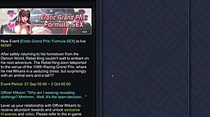 cute racer girl mikami teases with big tits