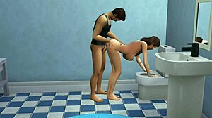 सौतेली मां के मुंह पर मुता