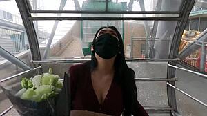 surprising NINA for VALENTINES DAY with huge asian boobs