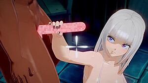 cute teen girl with big tits gets played with by pervert