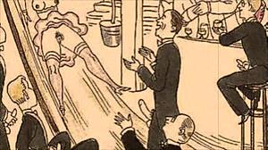 what’s this vintage erotic cartoon about?