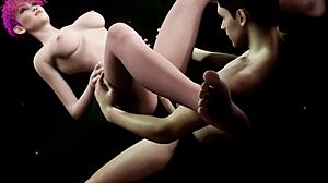 My tomboy friend rides my cock hard.