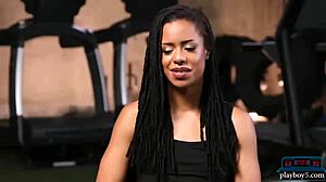 i watch black fitness babes workout naked