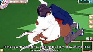 I watch the big-ass bunny get fucked to orgasm