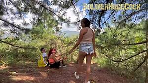 Latina chooses orgy over exercise!