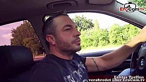 uhh, first outdoor pov with super skinny german teen... so nervous!