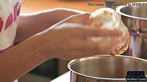 Hey, check out this perfect milf blonde from Houston Texas stripping in hot photoshoot with clothes ripped?