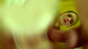 European Redhead Girlfriend Enjoys Creampie Silently