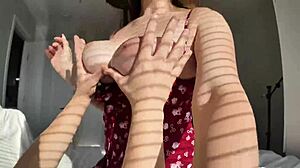 big tits roommate girl loved getting banged hard, didn't mind at all!