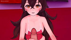 amber in bikini jerks with feet?