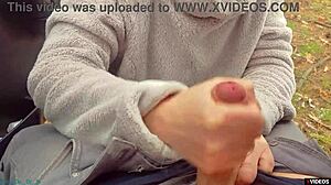 This milf gives blowjob on highway.