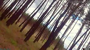 This milf gives blowjob on highway.