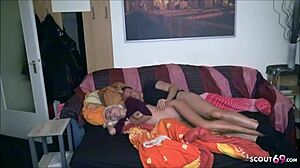 Schlanke deutsche ex freundin gets rough facial and swallow in amateur teen porno!