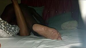 Amateur wakes up with big black cock in her pussy.