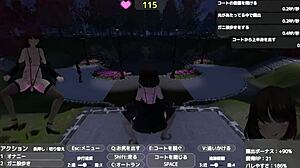 sereka-san exposes herself in naked coat without notice